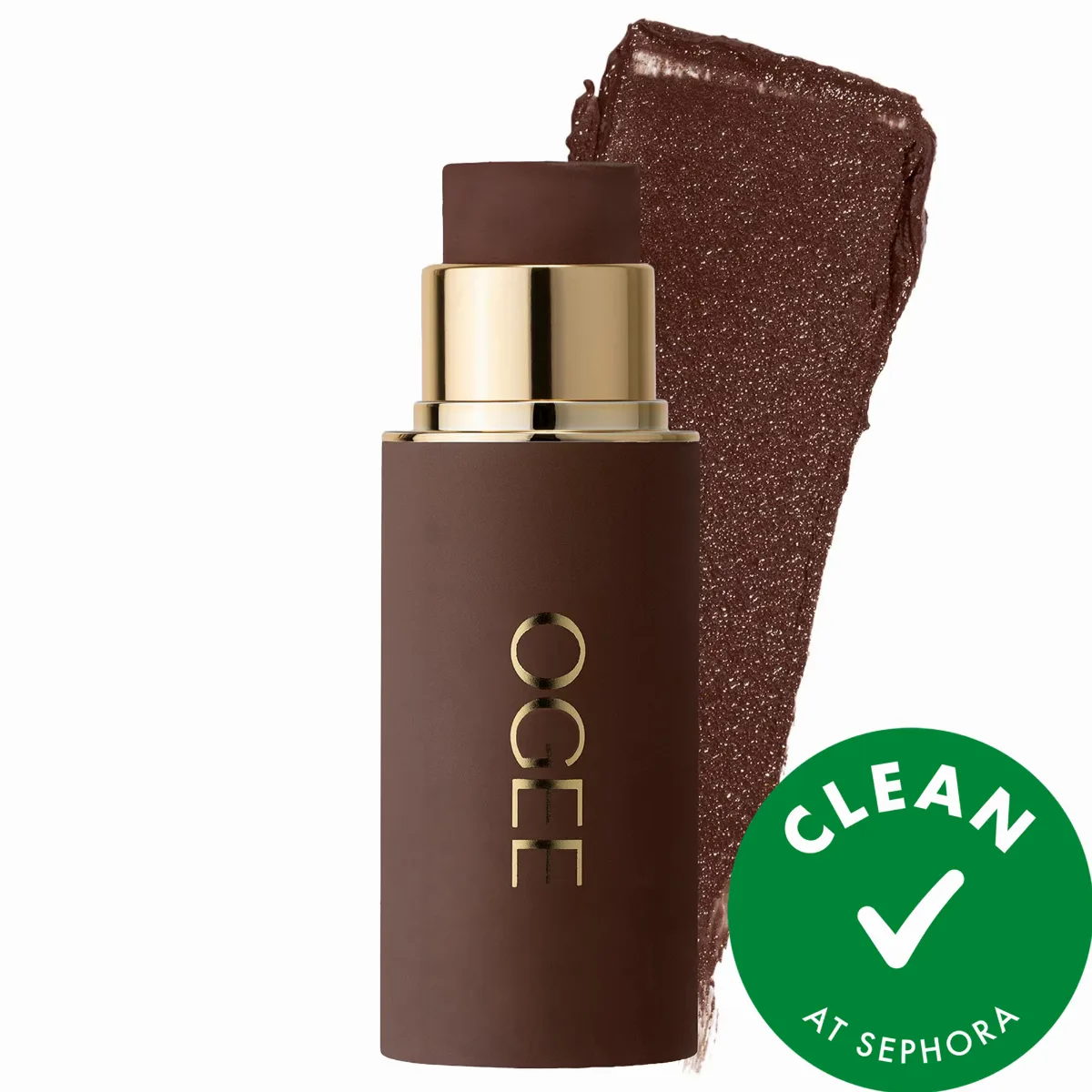 Sculpted Cream Bronzer and Contour Stick Obsidian 0.28 oz/8 G by Ogee