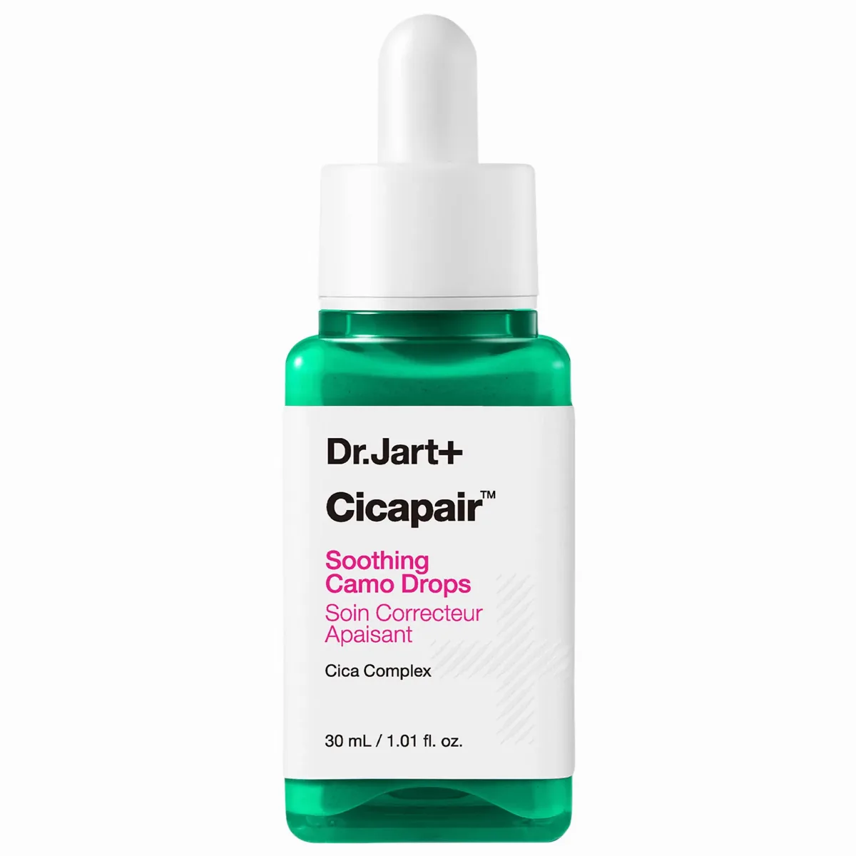 Cicapair Camo Drops Korean Green Tinted Serum for Redness 1.01oz/30ml by Dr. Jart+