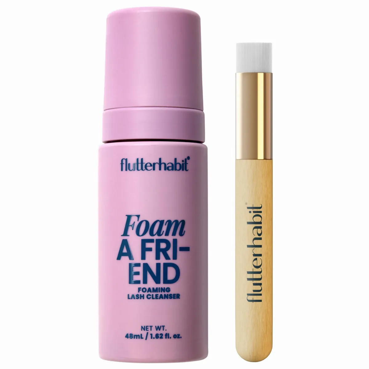 Foam a Friend Foaming Lash Cleanser with Brush by FlutterHabit