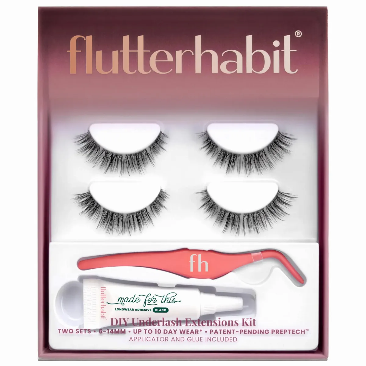 Lash Extension Kit - Up to 10 Days the Bestie by FlutterHabit