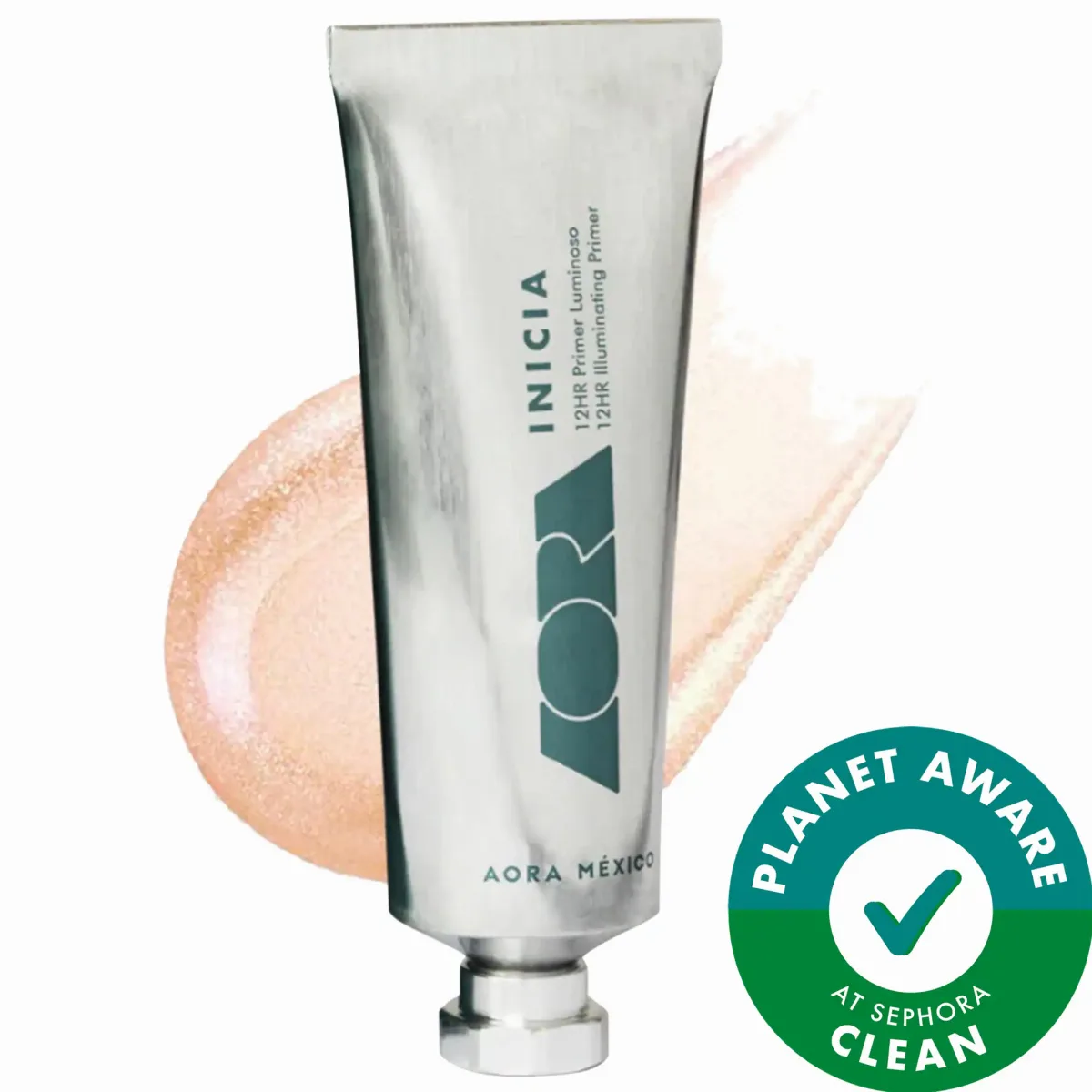 Inicia Antipollution Illuminating Primer with 12 HR Wear with Squalane & Tepezcohuite 1 oz/30 mL by AORA México