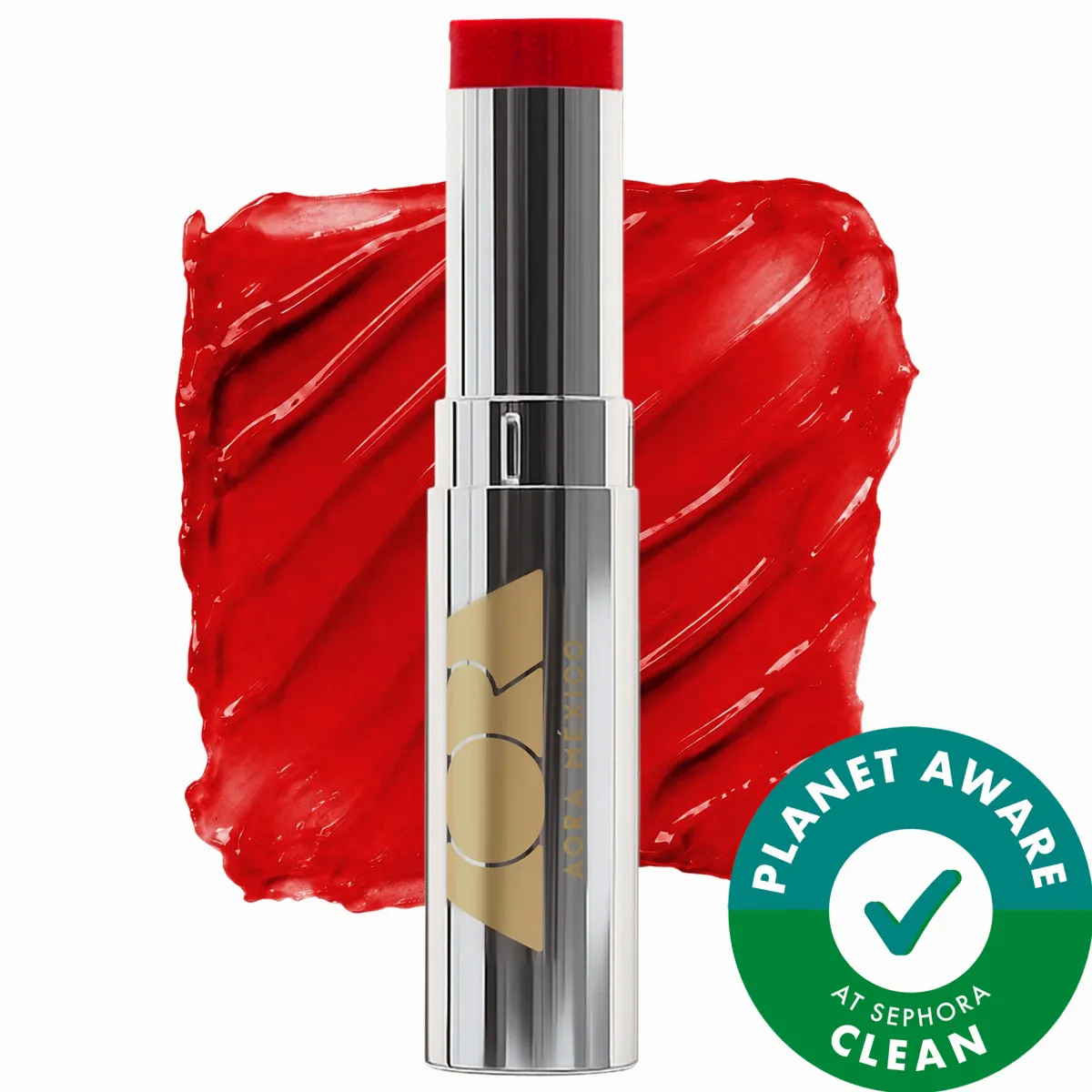 Acaríciame MÁS Spicy Plumping Chili-Infused Solid Lip Gloss Serum with Hyaluronic Acid & Squalane Rojo.03 0.11 oz/3.2 G by AORA México