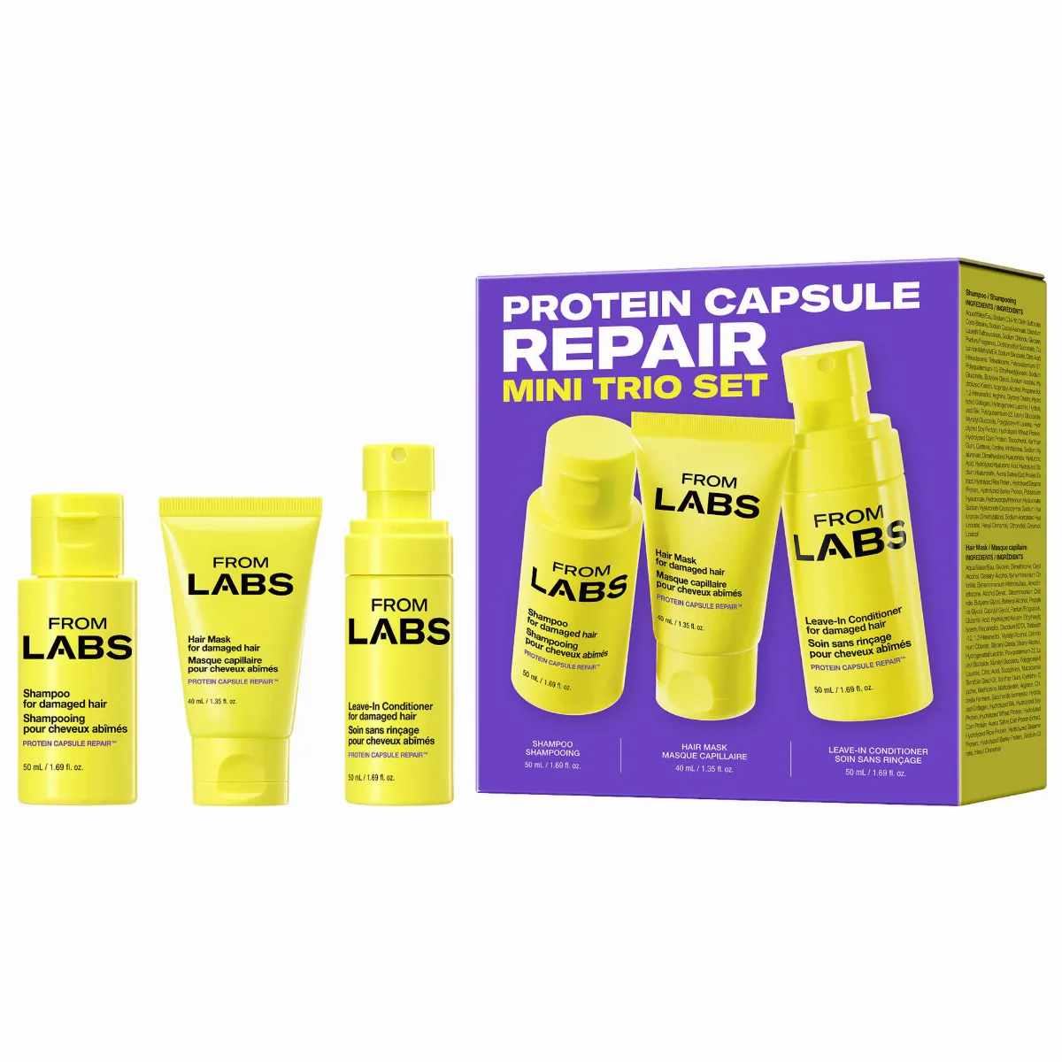 Mini Protein Capsule Keratin Hair Repair Set by FROMLABS