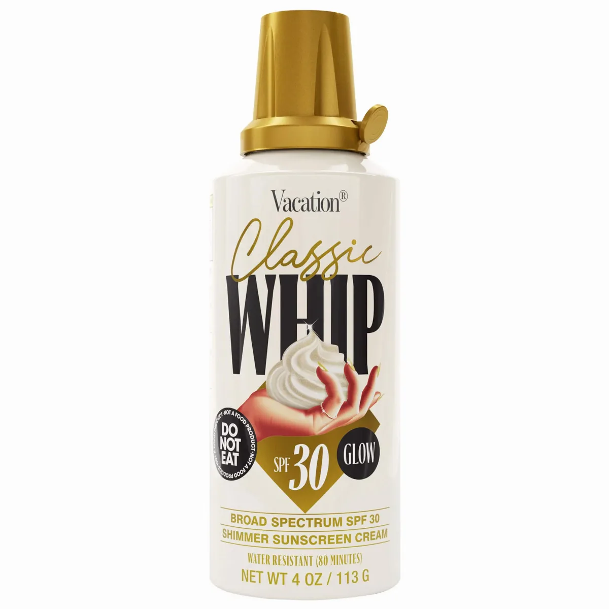 Classic Whip Glow SPF 30 Sunscreen 4 oz/118 mL by Vacation