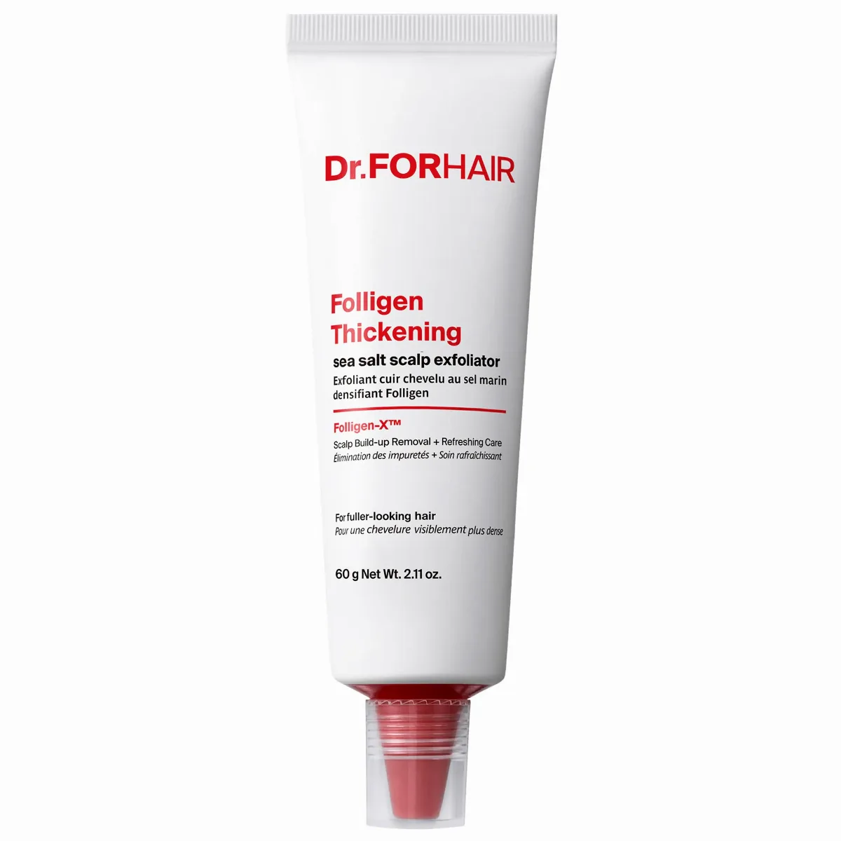 Mini Folligen Thickening Sea Salt Scalp Exfoliator with Sea Salt 2.11oz/60g by Dr.FORHAIR