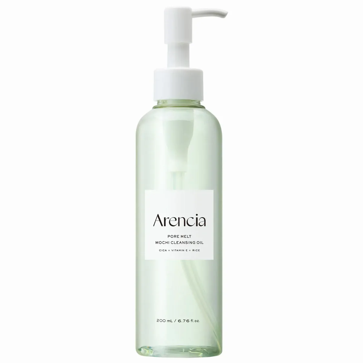 Pore Melt Mochi Non-Comedogenic Cleansing Oil with Cica and Ceramide for Acne-Prone Skin 6.76 Fl oz/200 mL by Arencia