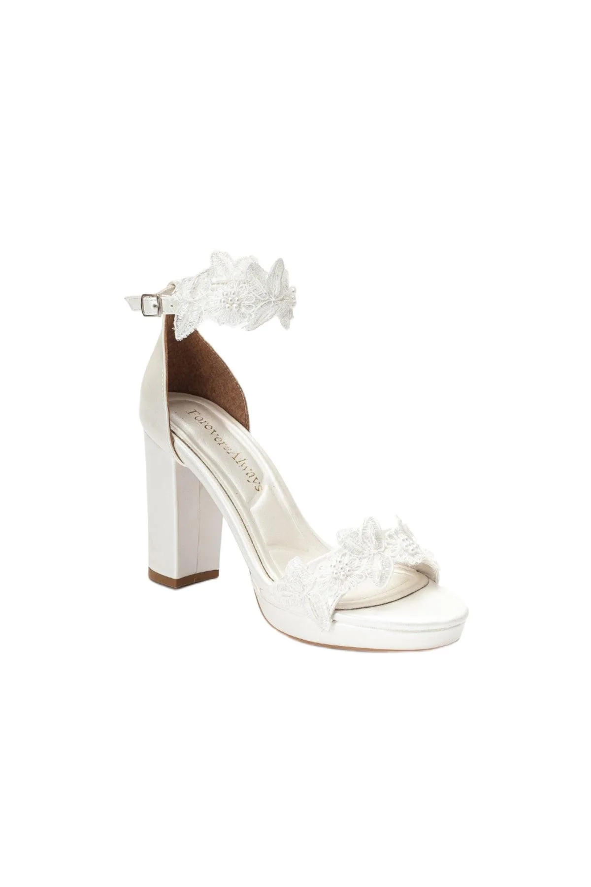 Isadora Lace Bridal Heel