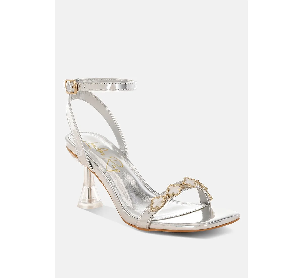 Ebina Charm Detail Spool Heels by London Rag