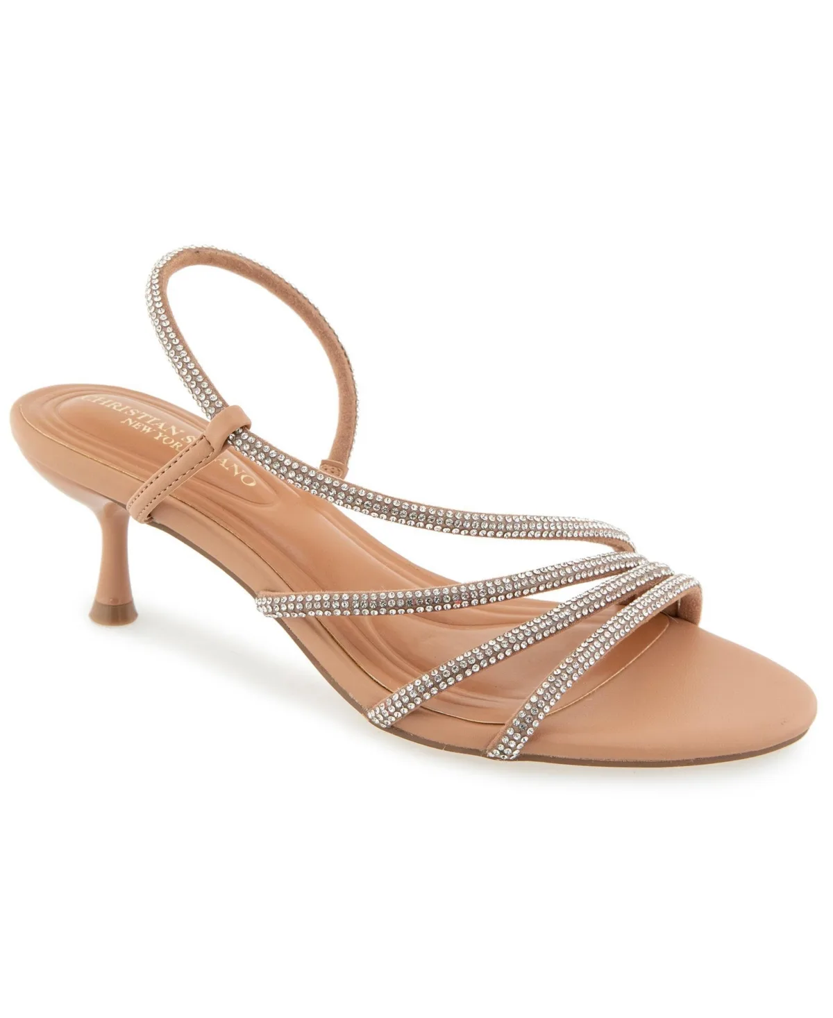 Lolin Rhinestone Evening Sandal by Christian Siriano