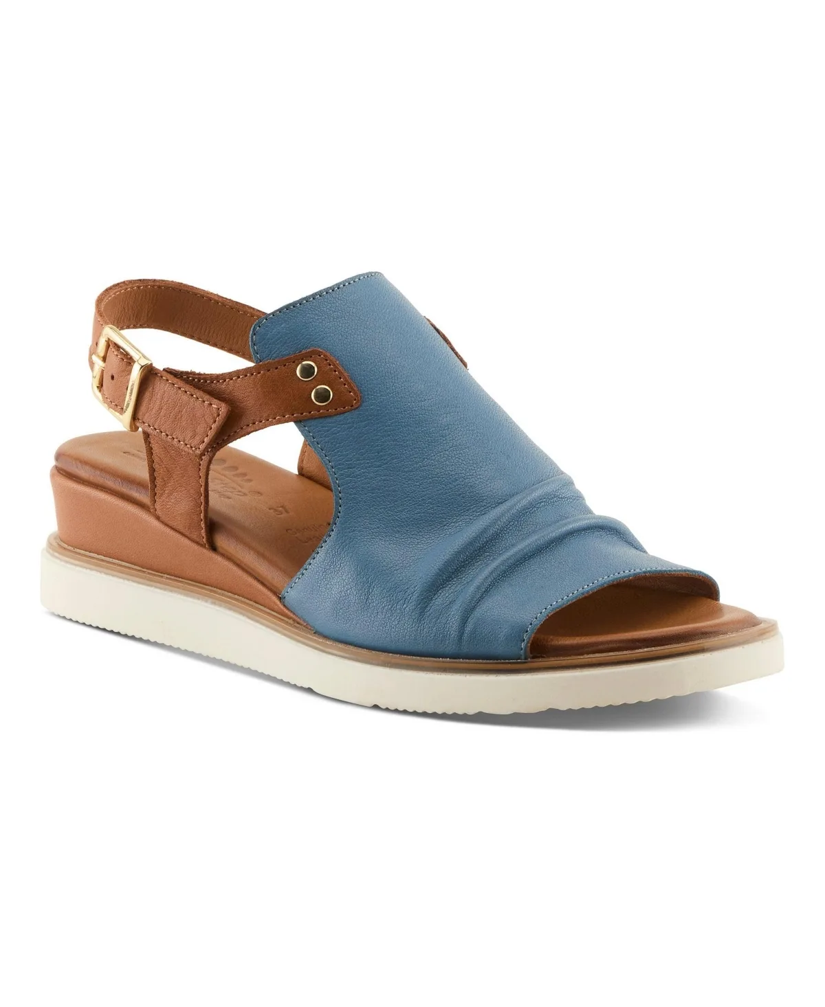 Locals Wedge Sandal with Leather Upper