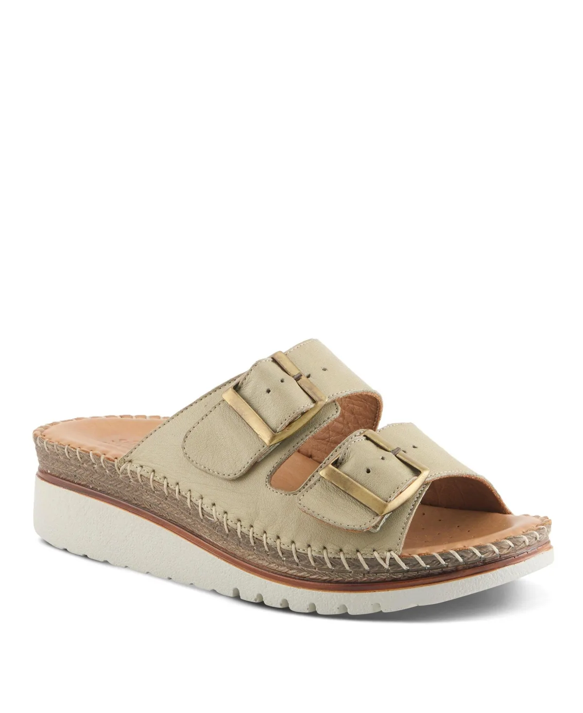 Minisia Wedge with Adjustable Buckle Closure