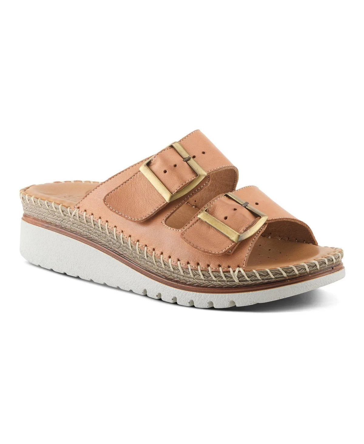 Minisia Wedge with Adjustable Buckle Closure