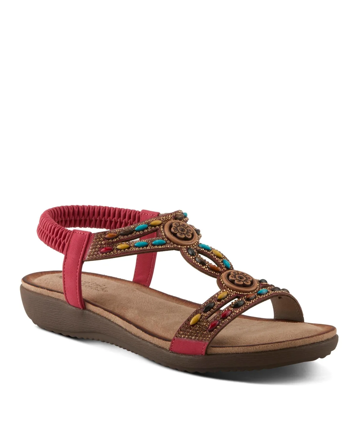 Ponyo Ankle Strap Slip-On Sandal Faux Fur with Lining by Patrizia