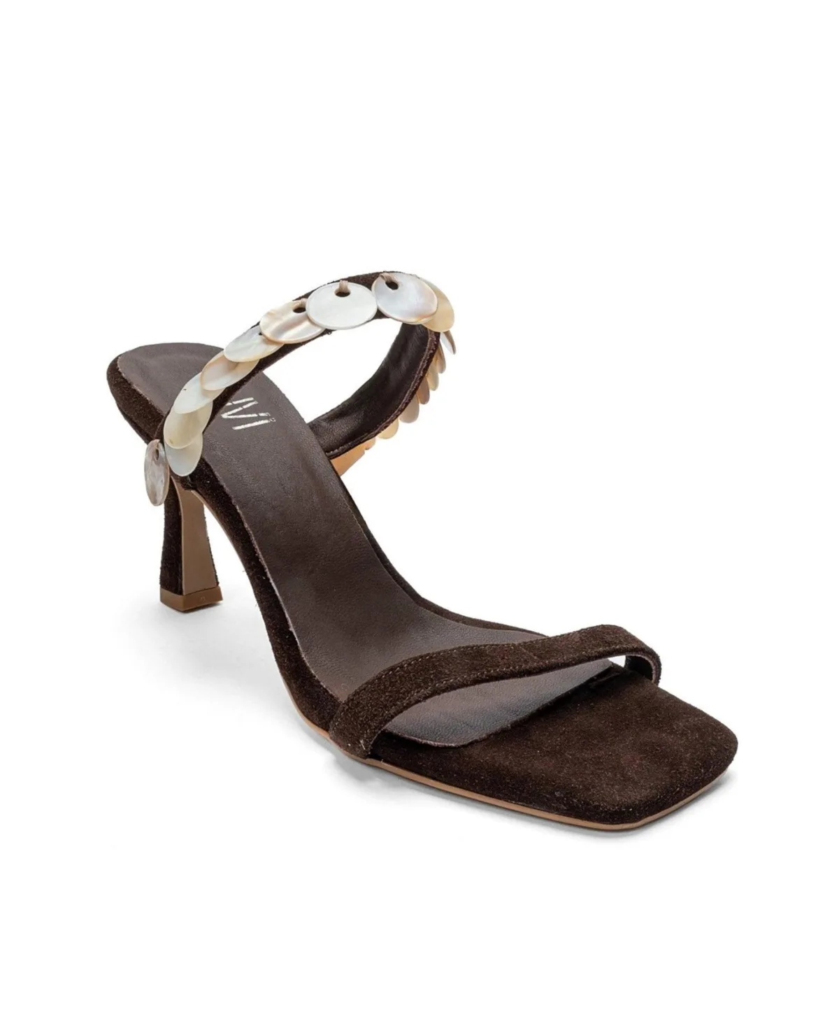 Arund Leather Stiletto Ankle Strap Sandal by Forever & Always Shoes