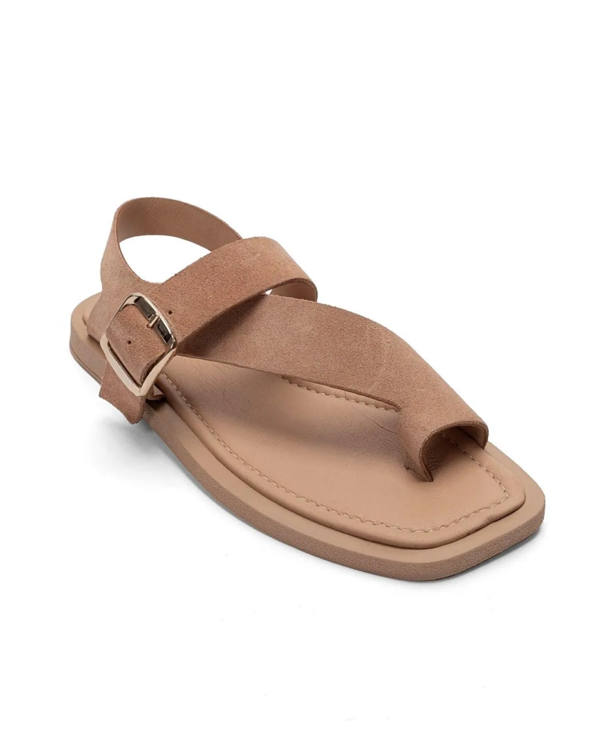 Curry Leather Slingback Sandal by Forever & Always Shoes