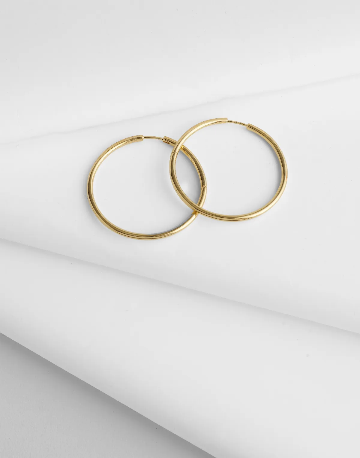 Demi-Fine Extra Large Hoop Earrings