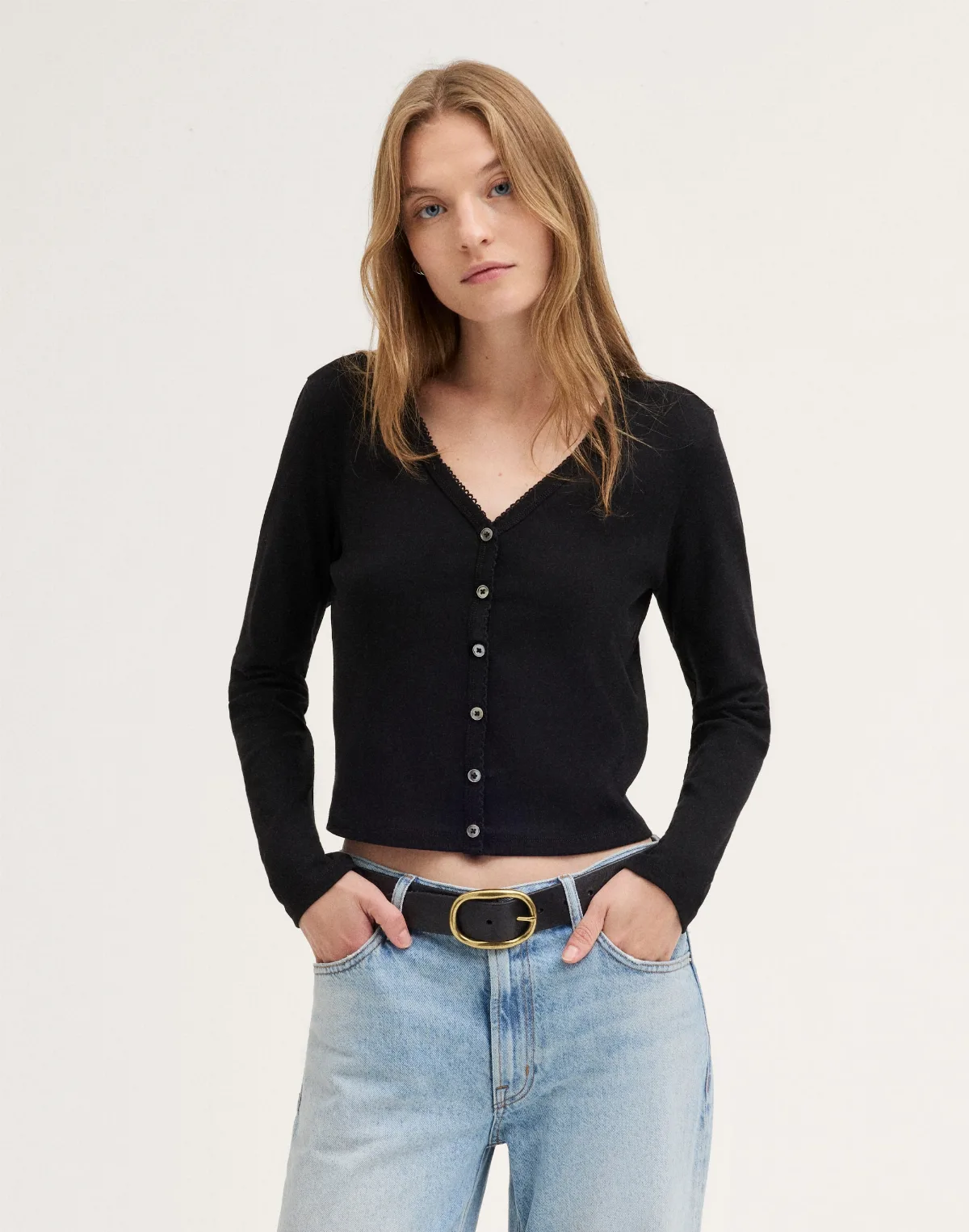 The '90s Cardigan in Compact Cotton