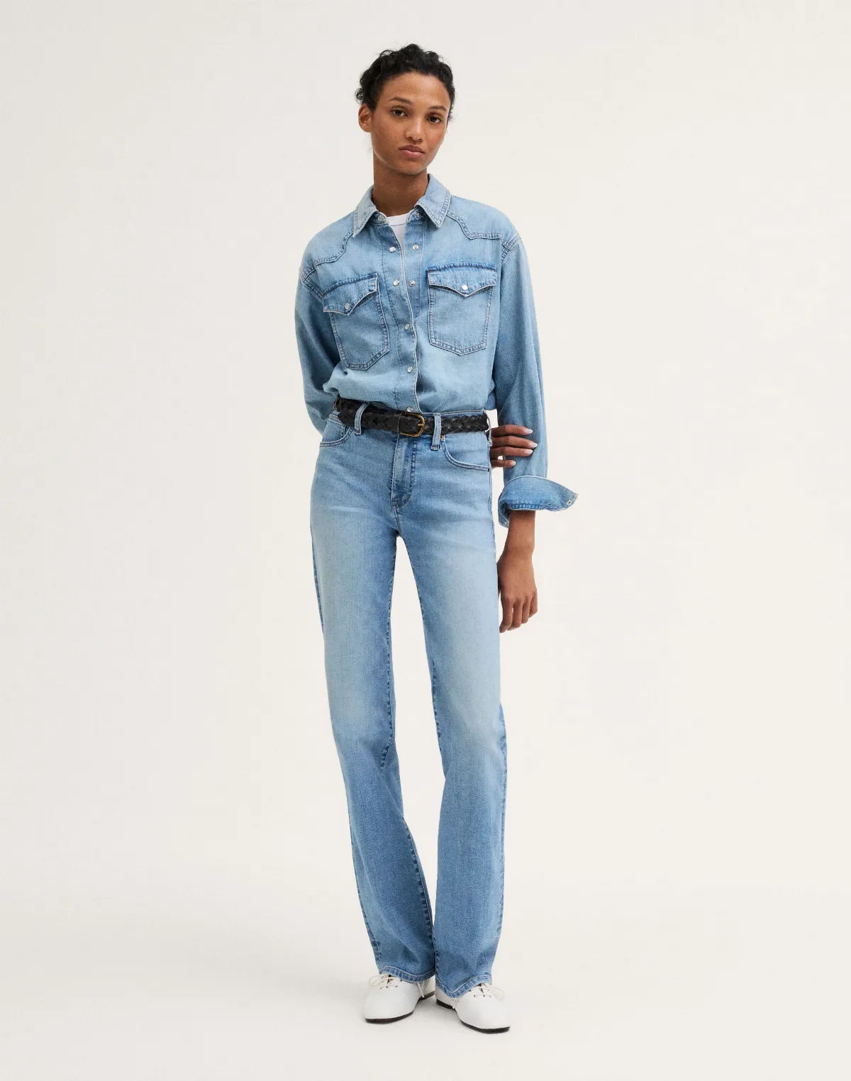 The Straight Jean in Super Stretch Denim