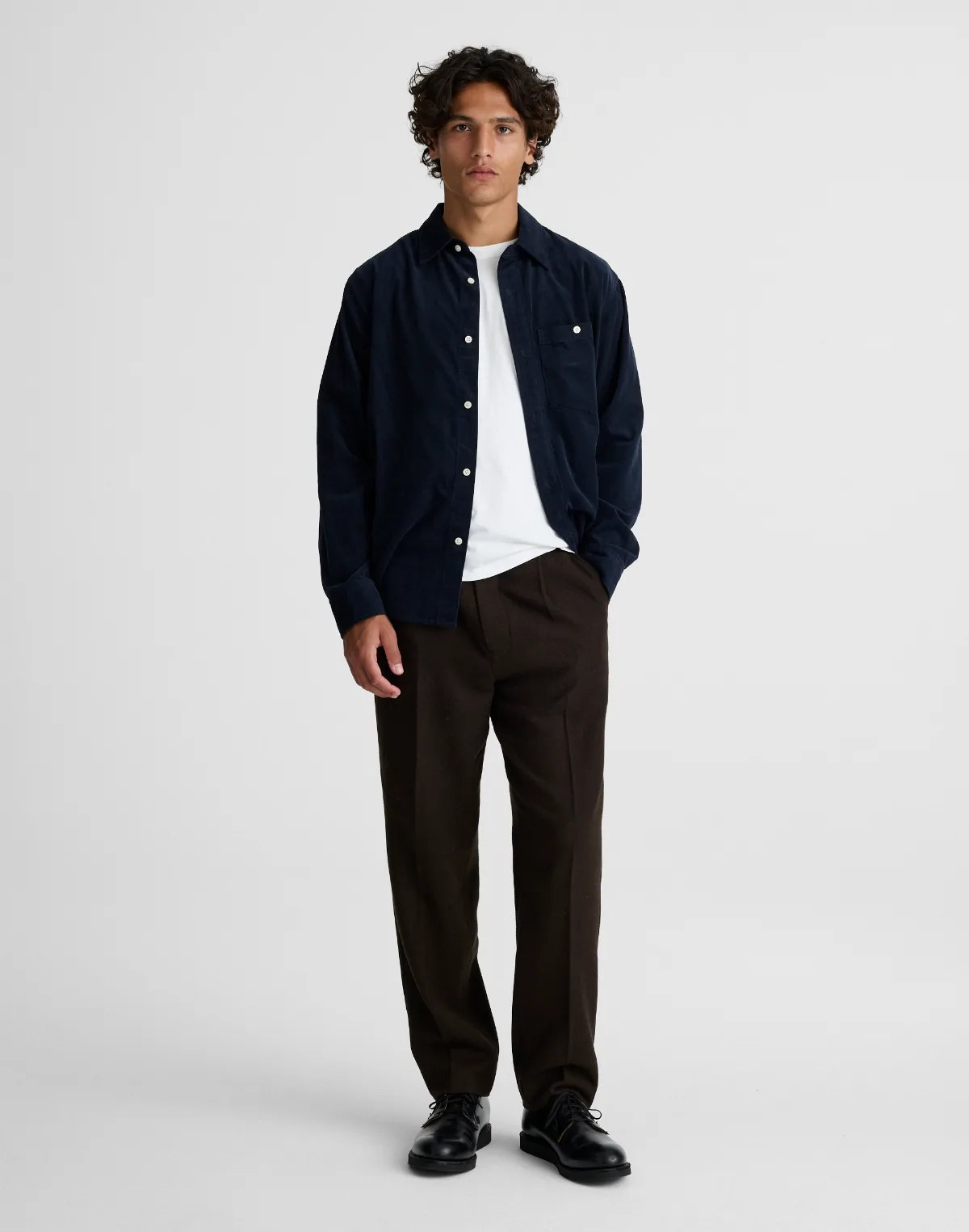 Officer Pants in Wool Blend by MW
