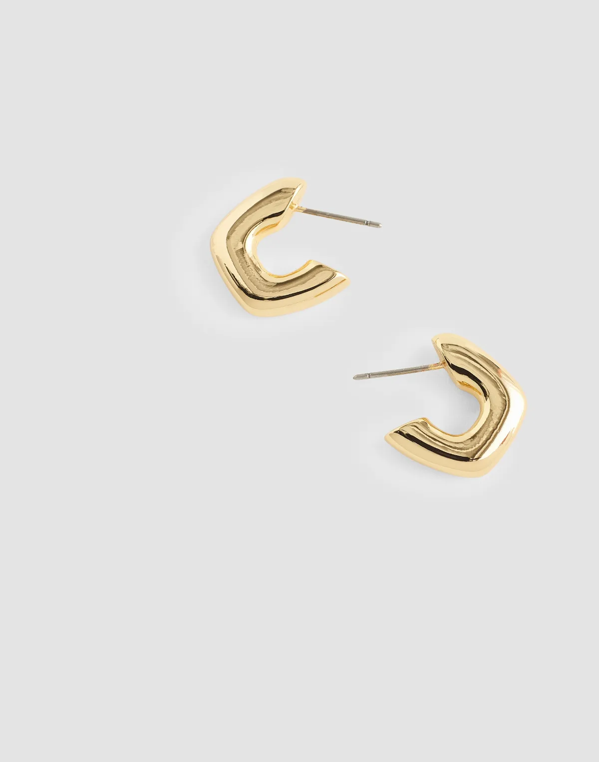 Sculptural Huggie Hoop Earrings by MW