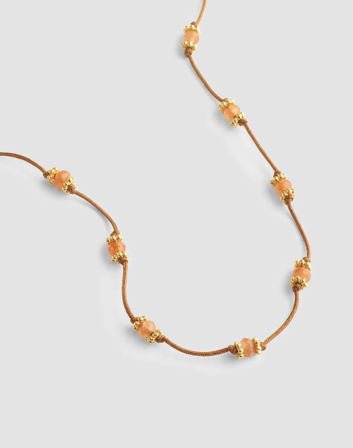 Beaded Long Station Necklace by MW