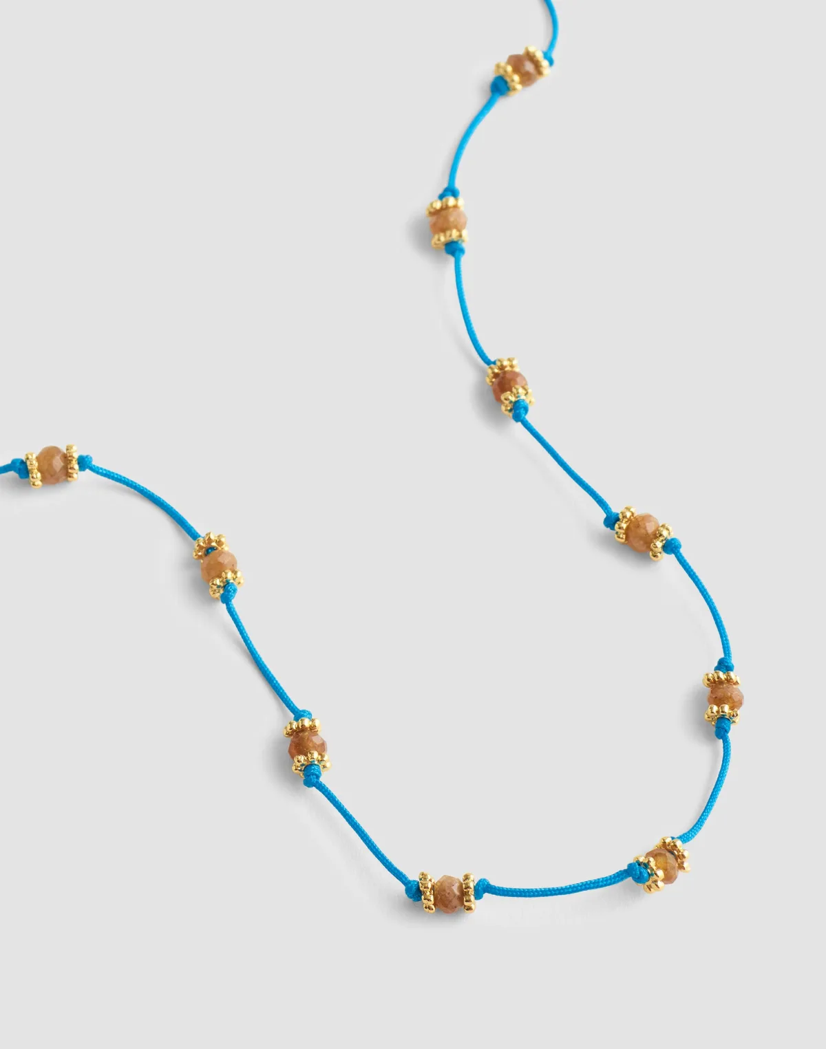 Beaded Long Station Necklace