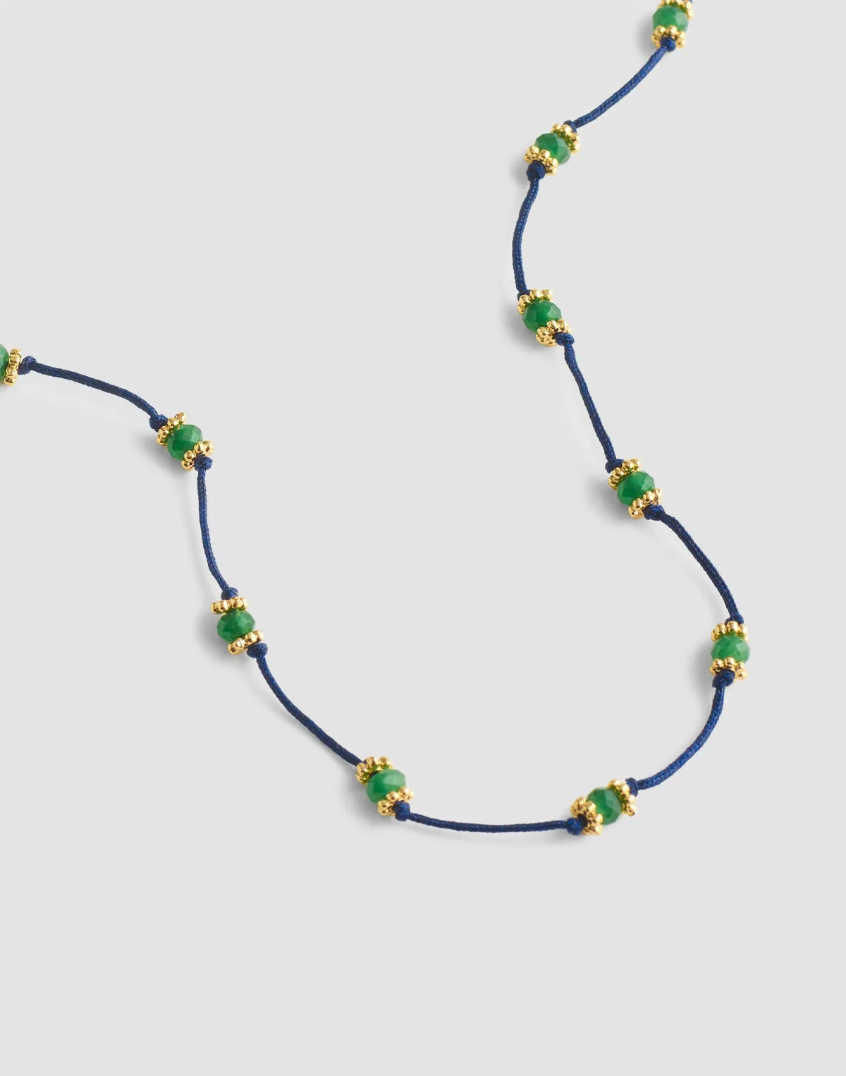 Beaded Long Station Necklace