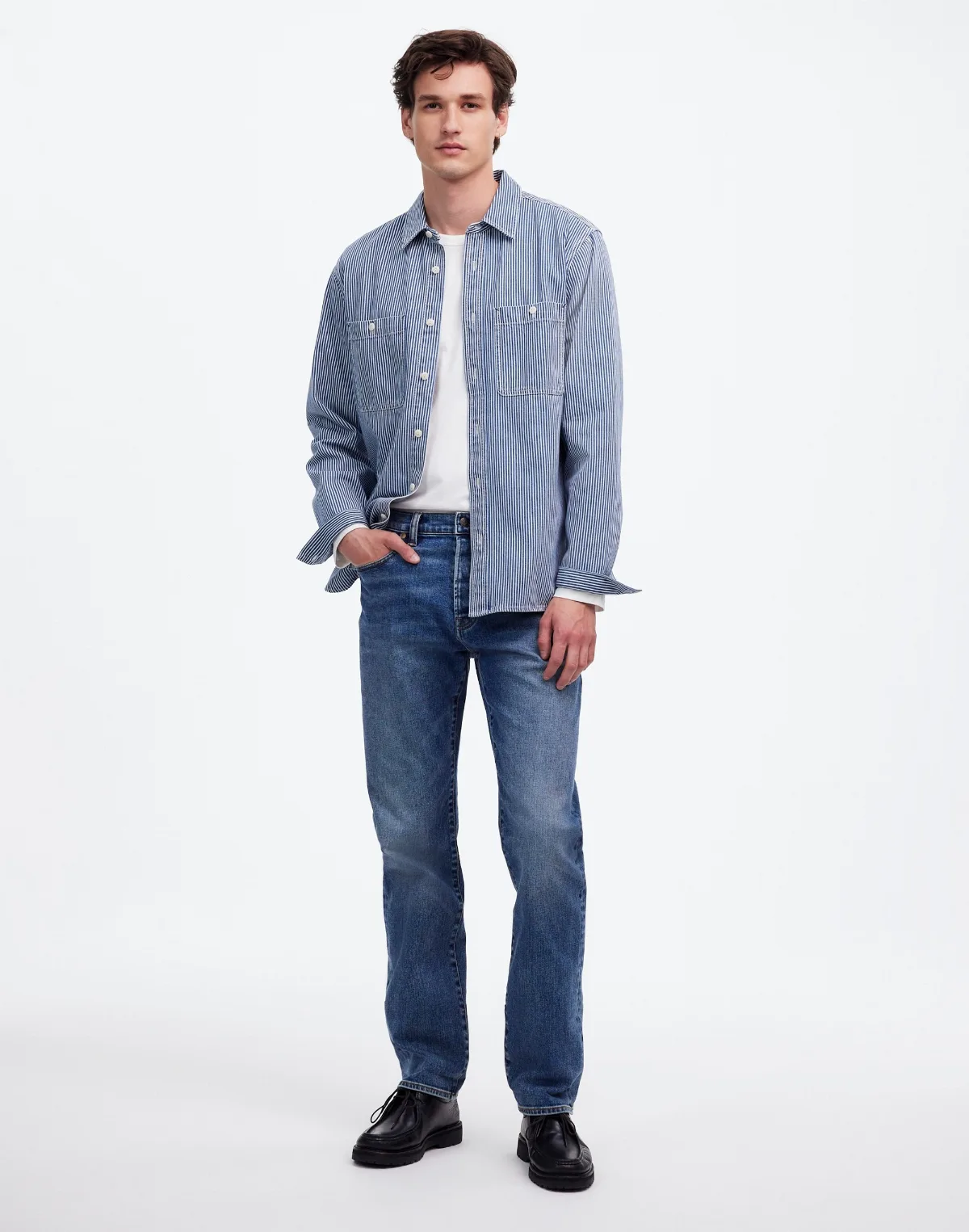 The 1991 Straight-Leg Jean in Stretch Selvedge by MW