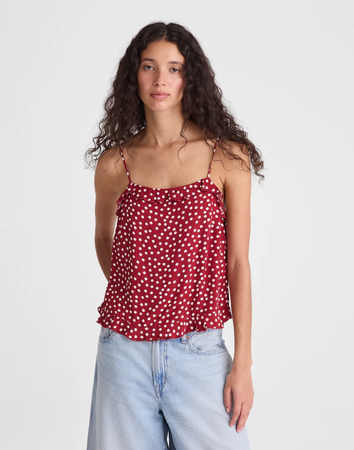 Ruffled Cami Top by MW