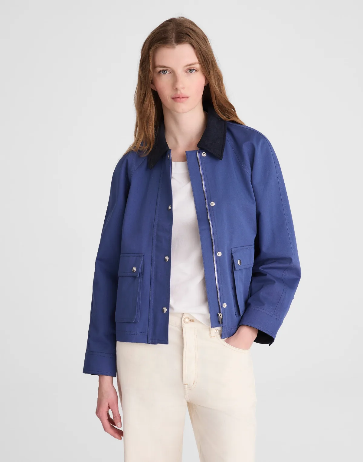 The Billie Short Jacket in Cotton Twill by MW