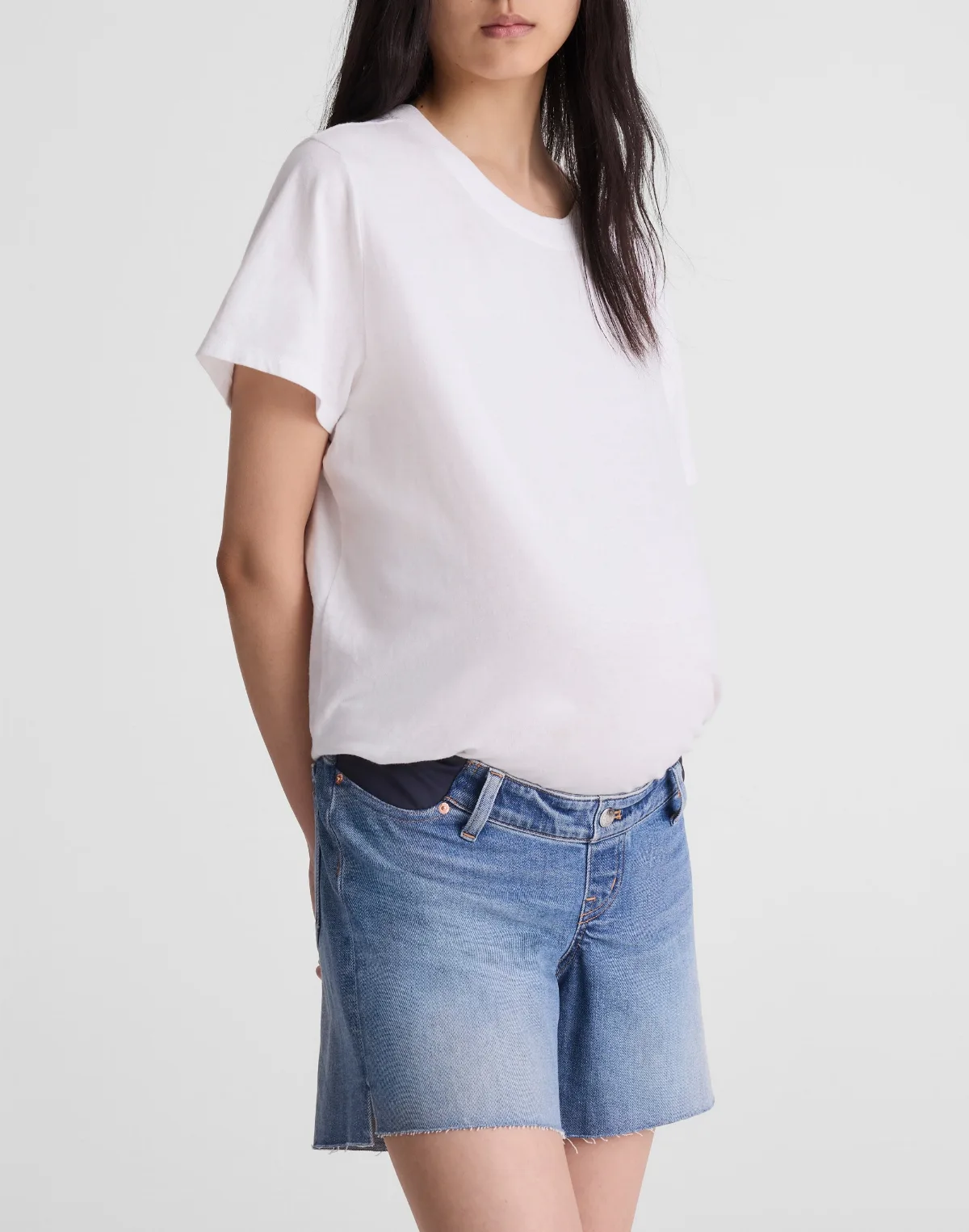 The Maternity Side-Panel Perfect Vintage Short by MW