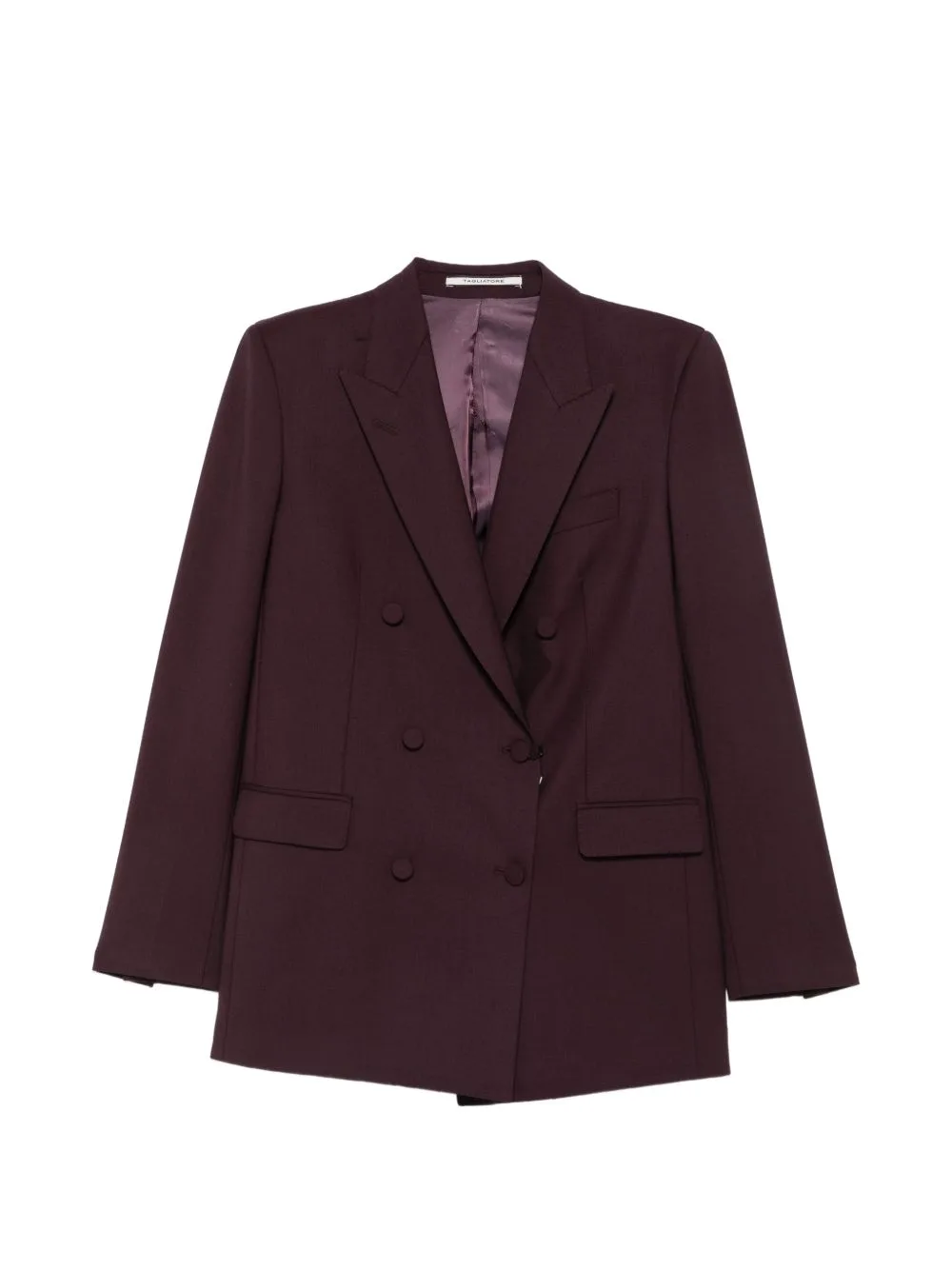 Jasmine Double-Breasted Peak-Lapels Suit by Tagliatore