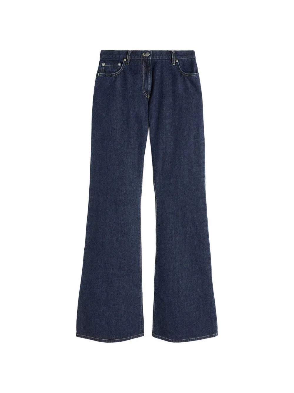 Contrast-Stitch Jeans by ASPESI