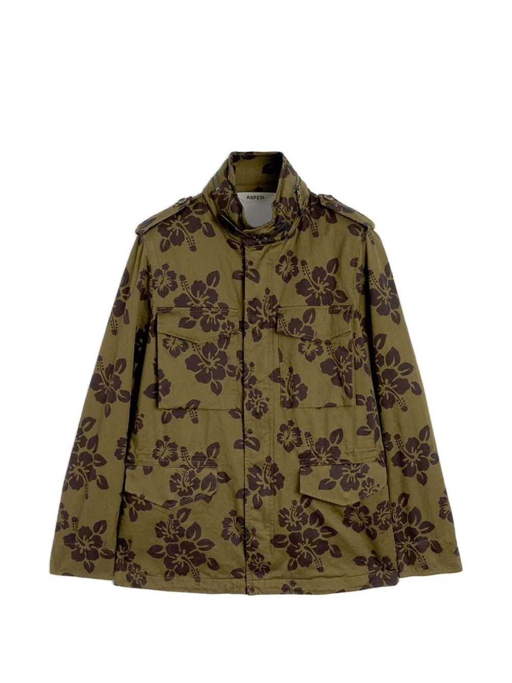 Minifield Floral-Print Jacket by ASPESI