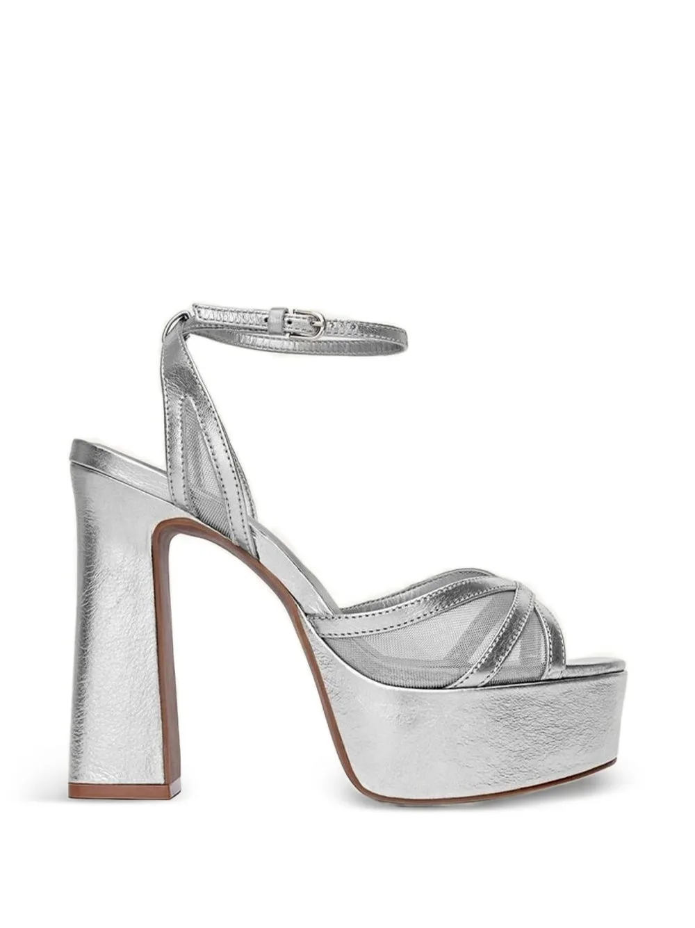 Allure Metallic-Effect Platform Sandals by CARRANO