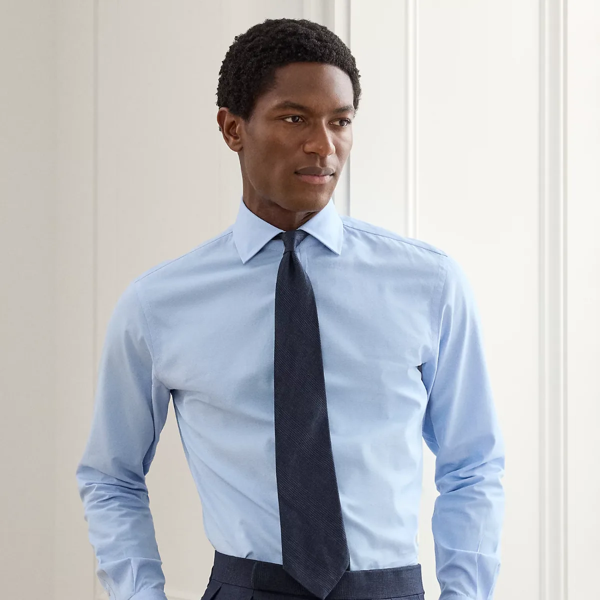 Diamond-Textured Oxford Shirt by Ralph Lauren Purple Label