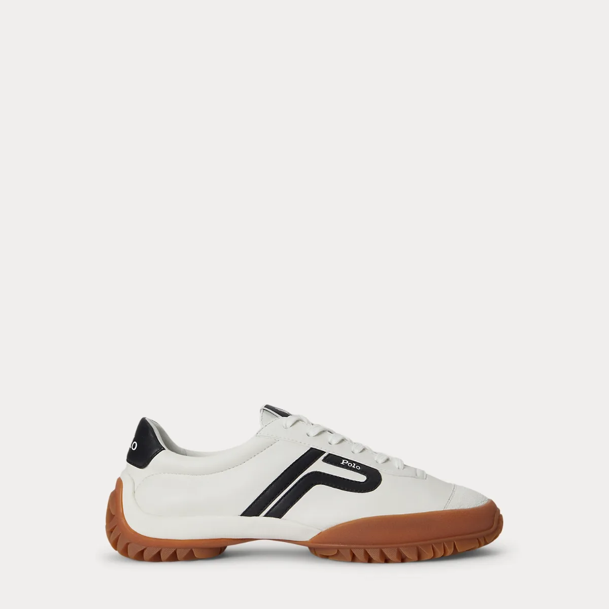 Treaded Leather Low-Top Trainer by Ralph Lauren Polo Sport