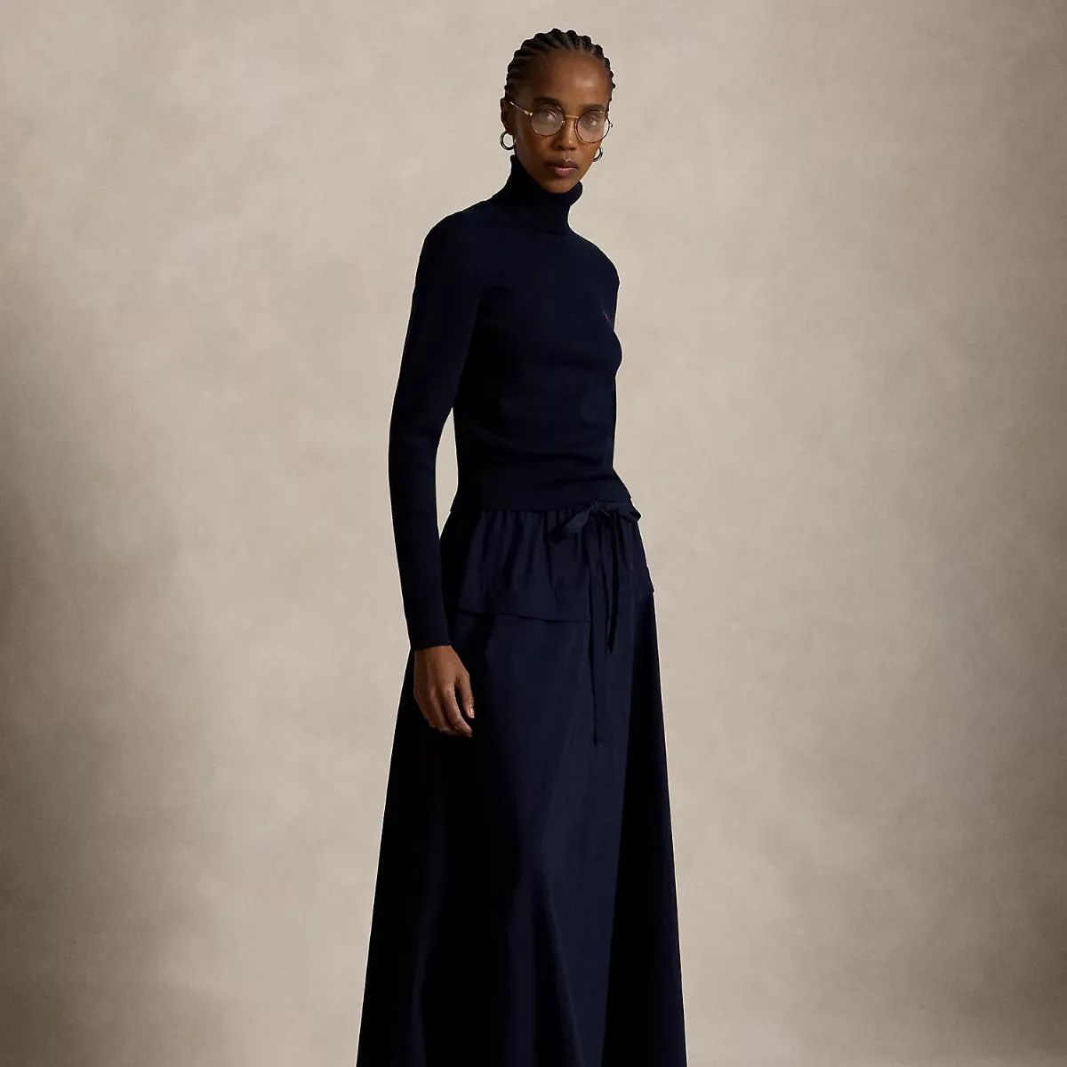 Cotton Canvas A-Line Skirt by Polo Ralph Lauren