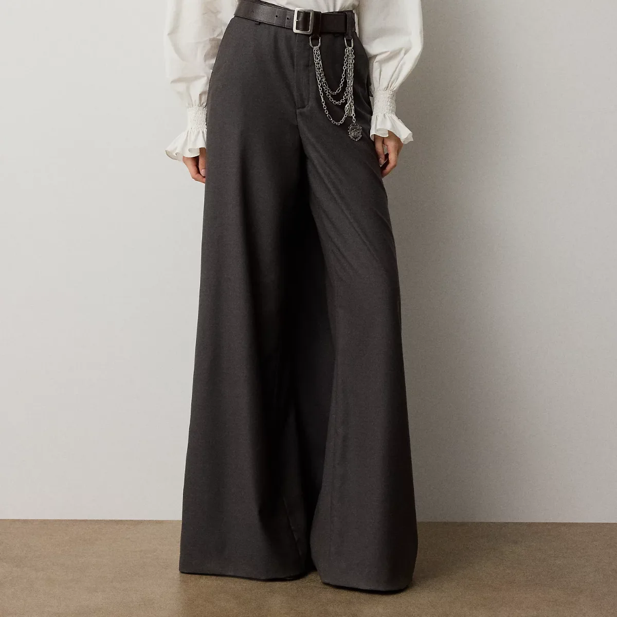 Elba Wool-Silk Trouser by Ralph Lauren Collection