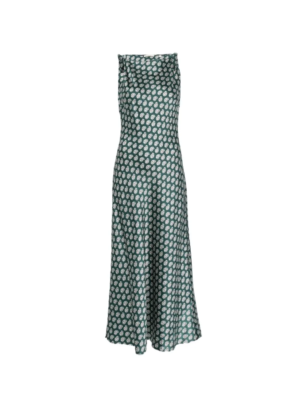 Paisley-Print Midi Dress by DÔEN