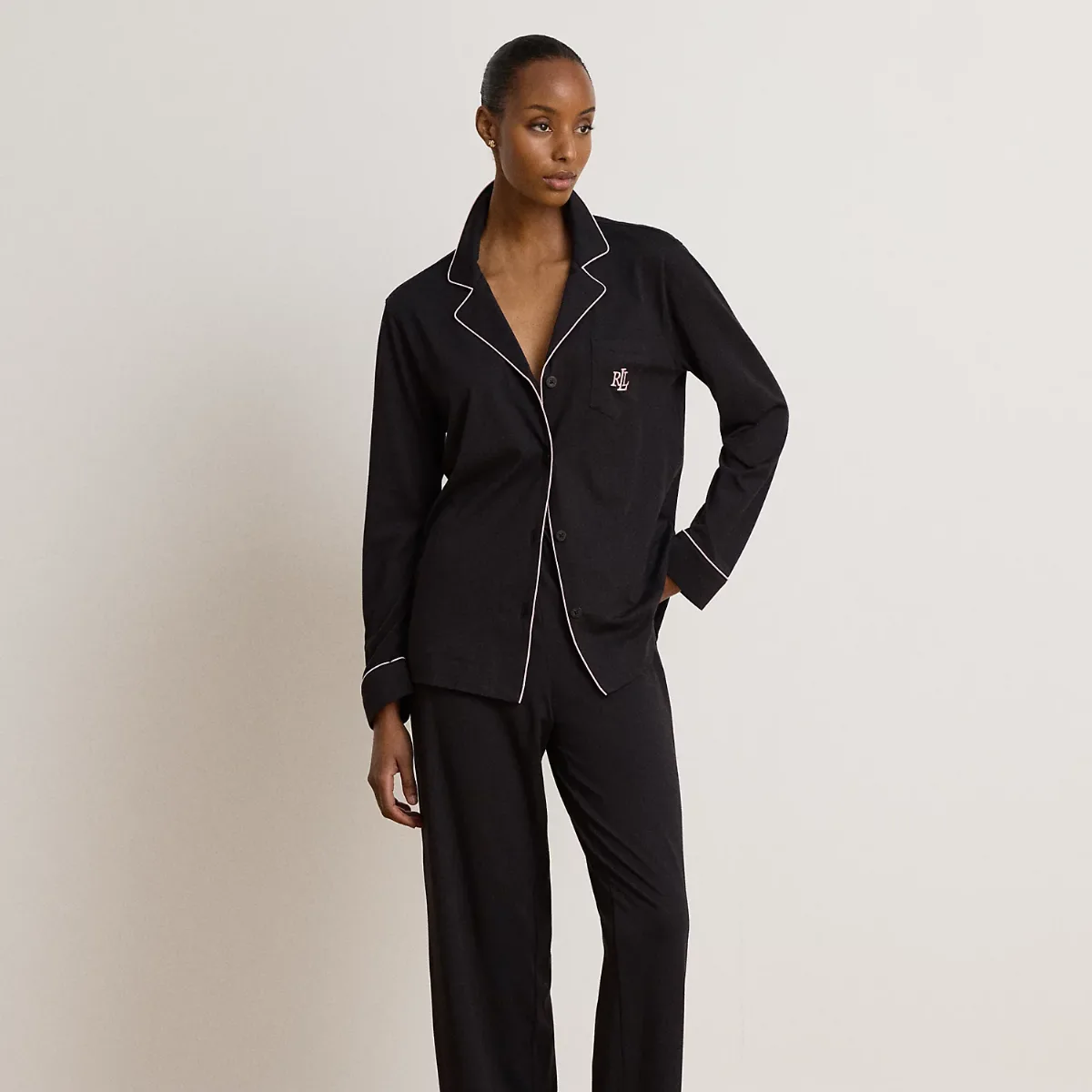 Cotton-Modal Jersey Sleep Set by Lauren Ralph Lauren