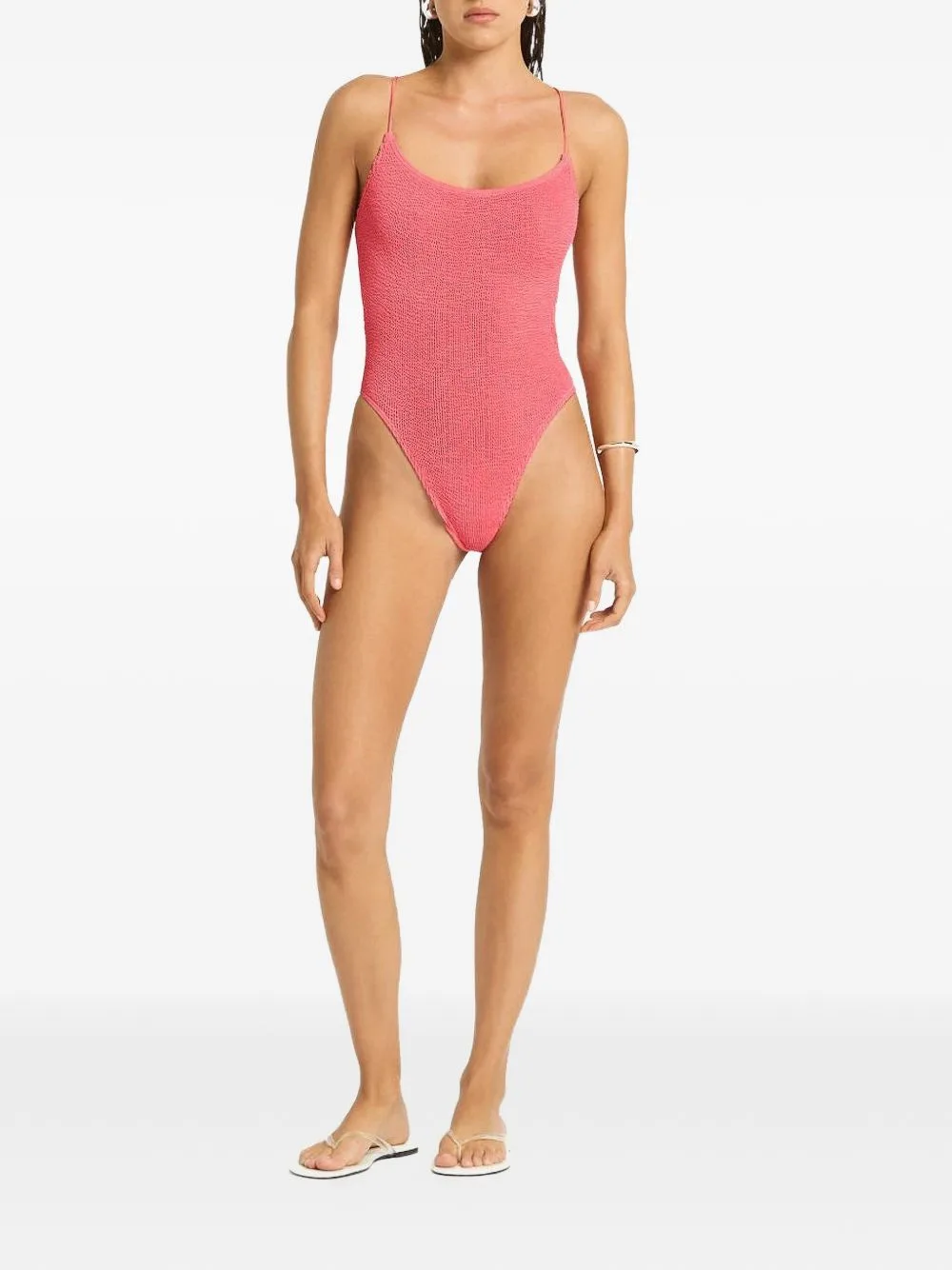 Indira Crinkle-Effect Swimsuit by Bond-eye
