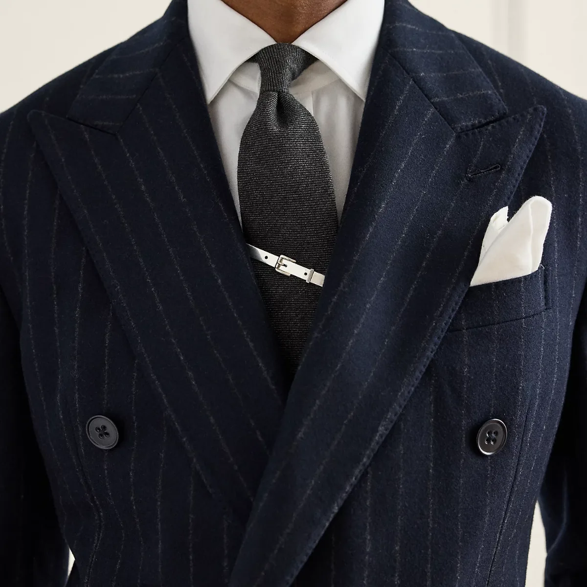 Brushed Cashmere Twill Tie by Ralph Lauren Purple Label