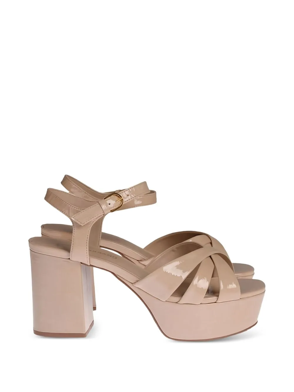 Criss-Cross Platform Sandals by CARRANO