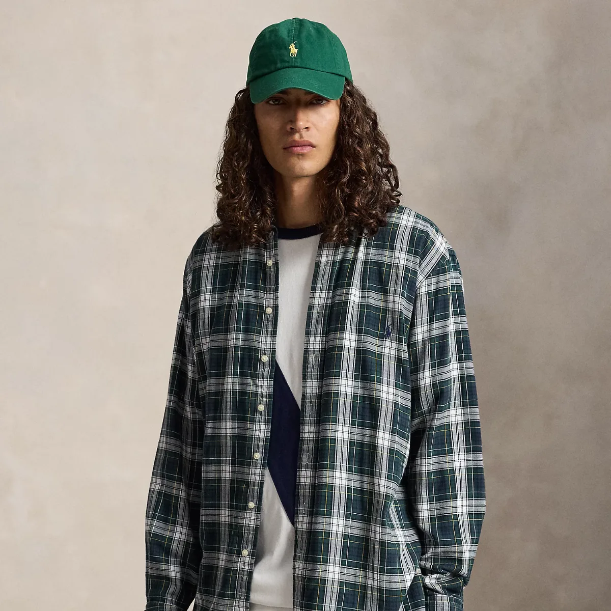 Plaid Double-Faced Oxford Shirt by Ralph Lauren Big & Tall