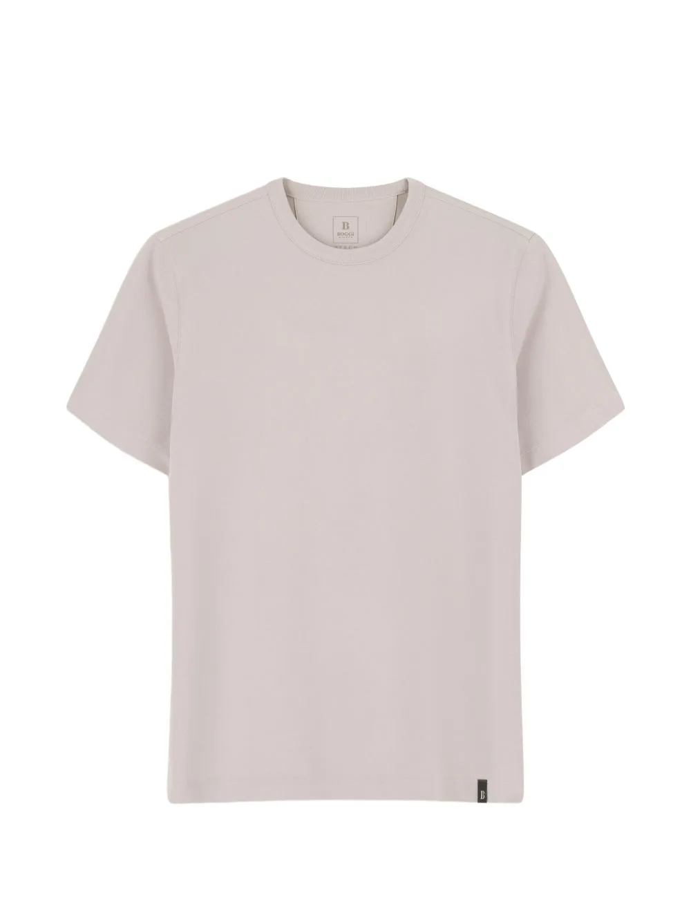 T-Shirt in Diagonal Cotton-Blend Jersey B-Tech by Boggi Milano