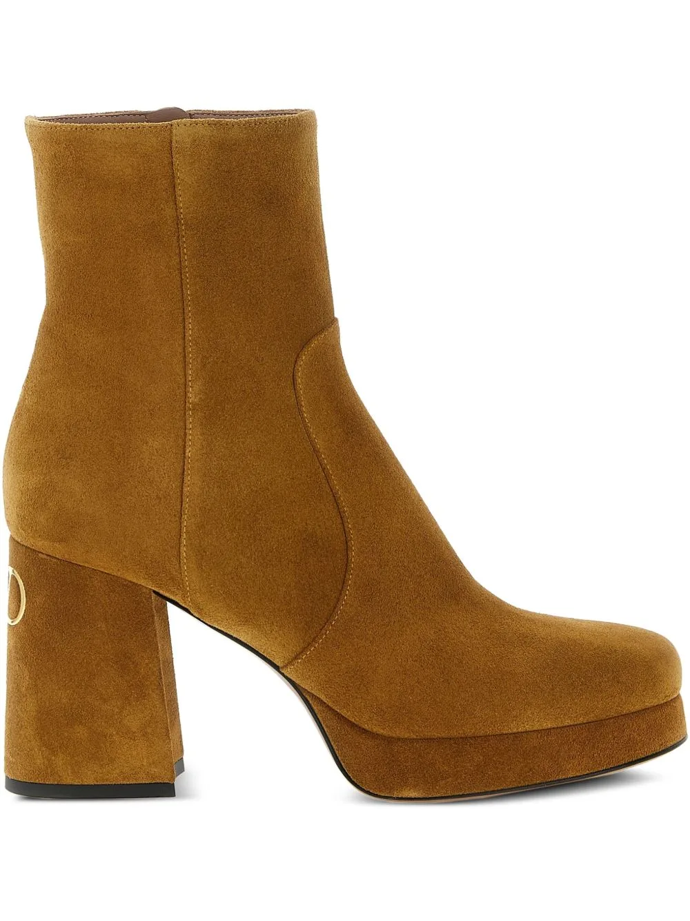 90mm Fawcette Platform VLogo Signature Ankle Boots by Valentino Garavani