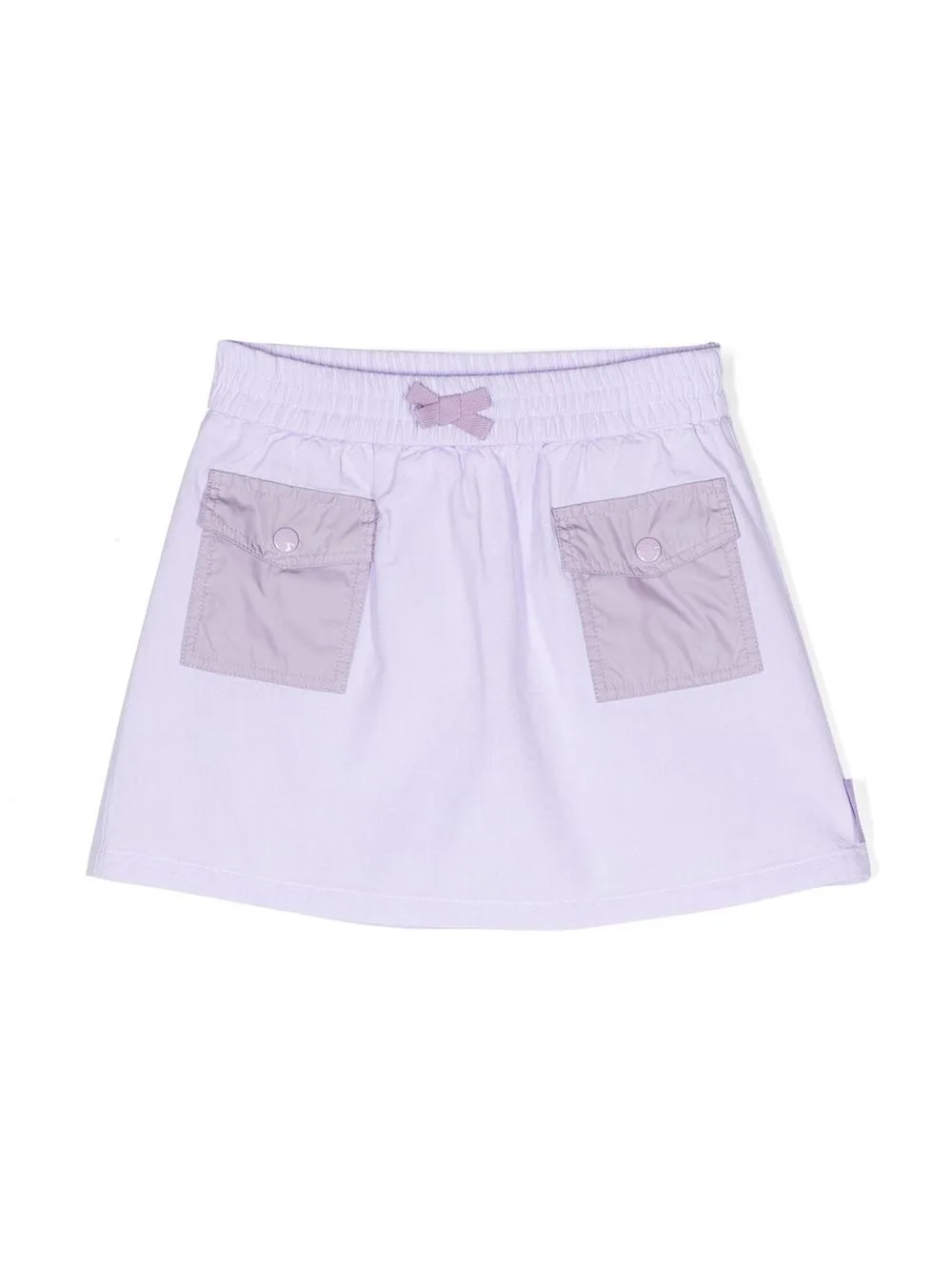 Elasticated-Waist Cotton Skirt by Moncler Enfant