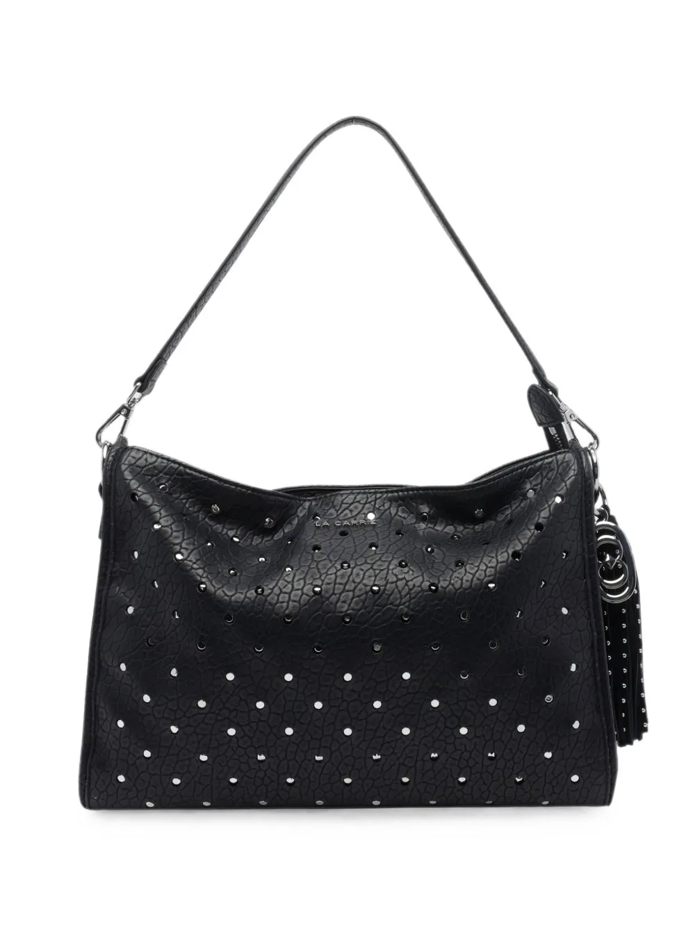 Downtown Strass-Embellished Shoulder Bag by La Carrie