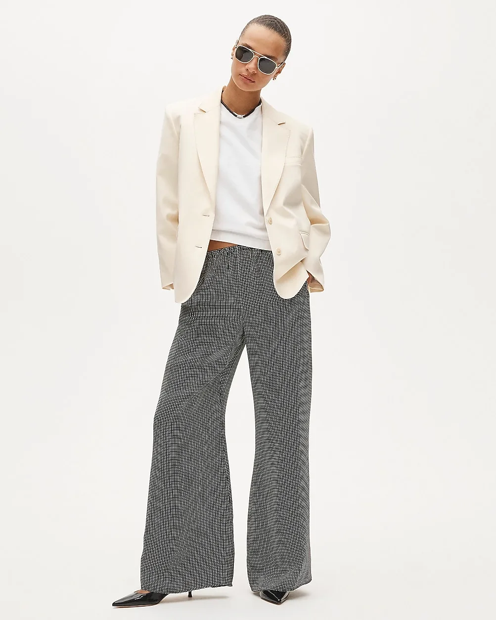 Cosmo Pant in Dot Print by J.Crew